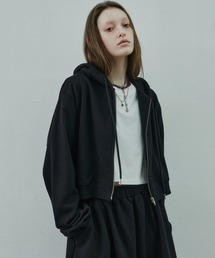 CASPER JOHN AIVER（キャスパージョンアイバー）の「AIVER　ヘビーウエイトクロップドフルジップパーカー（パーカー）」