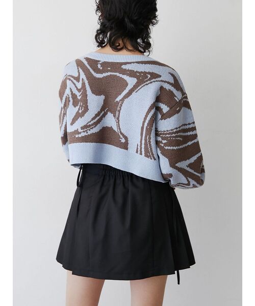 jouetie（ジュエティ）の「2WAYショートカーデ（カーディガン/ボレロ・レディース・ブルー/アイボリー/ブラック・MEDIUM）」の21枚目の写真