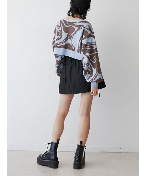 jouetie（ジュエティ）の「2WAYショートカーデ（カーディガン/ボレロ・レディース・ブルー/アイボリー/ブラック・MEDIUM）」の20枚目の写真