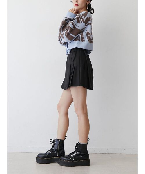 jouetie（ジュエティ）の「2WAYショートカーデ（カーディガン/ボレロ・レディース・ブルー/アイボリー/ブラック・MEDIUM）」の19枚目の写真