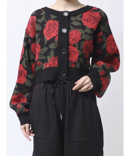 jouetie（ジュエティ）の「2WAYショートカーデ（カーディガン/ボレロ・レディース・ブルー/アイボリー/ブラック・MEDIUM）」の13枚目の写真