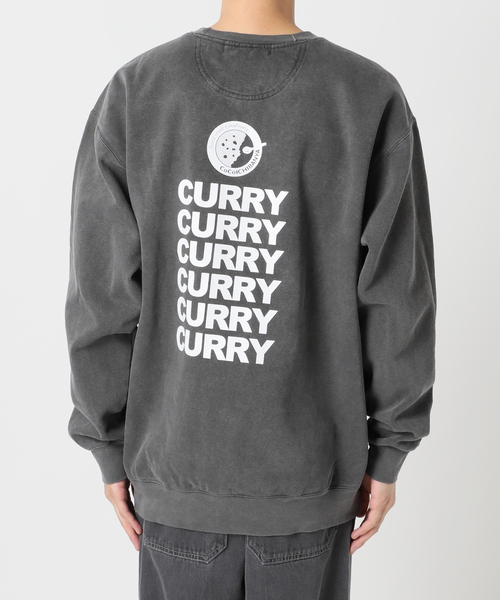 JOURNAL STANDARD relume(ジャーナルスタンダード レリューム)の「【カレーハウスCoCo壱番屋 × relume】別注 プリントスウェット"CURRY LOVER"(スウェット・メンズ・ブラック/ボルドー・X-LARGE/LARGE/MEDIUM)」の9枚目の写真