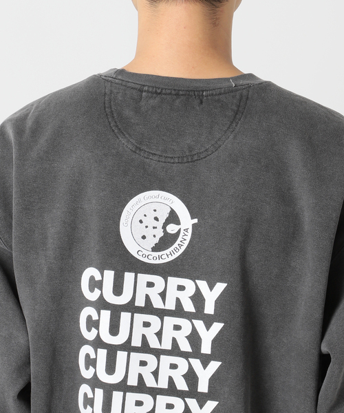 JOURNAL STANDARD relume(ジャーナルスタンダード レリューム)の「【カレーハウスCoCo壱番屋 × relume】別注 プリントスウェット"CURRY LOVER"(スウェット・メンズ・ブラック/ボルドー・X-LARGE/LARGE/MEDIUM)」の10枚目の写真