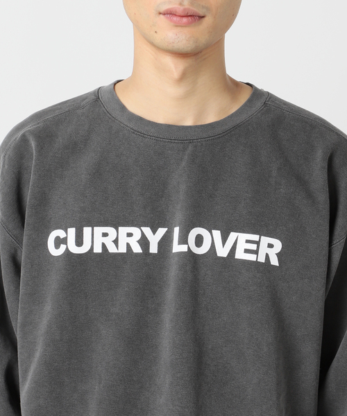 JOURNAL STANDARD relume(ジャーナルスタンダード レリューム)の「【カレーハウスCoCo壱番屋 × relume】別注 プリントスウェット"CURRY LOVER"(スウェット・メンズ・ブラック/ボルドー・X-LARGE/LARGE/MEDIUM)」の12枚目の写真