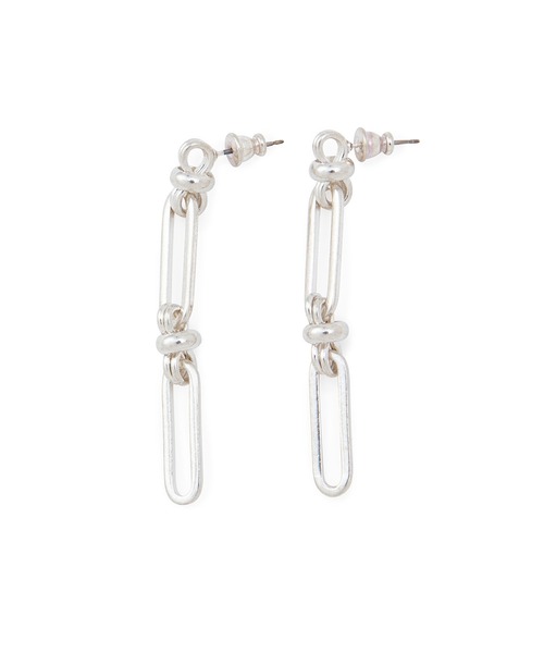 ADAM ET ROPE'（アダムエロペ）の「コネクトチェーンピアス（ピアス（両耳用）・レディース・シルバー/ゴールド・FREE）」の5枚目の写真