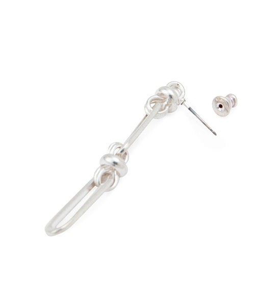 ADAM ET ROPE'（アダムエロペ）の「コネクトチェーンピアス（ピアス（両耳用）・レディース・シルバー/ゴールド・FREE）」の7枚目の写真