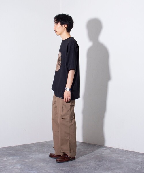 PENDLETON（ペンドルトン）の「【PENDLETON/ペンドルトン】ベアープリントTシャツ 刺繍 ワンポイントロゴ（Tシャツ/カットソー・メンズ・オフホワイト/アッシュグレー/ブラック・M/L）」の20枚目の写真