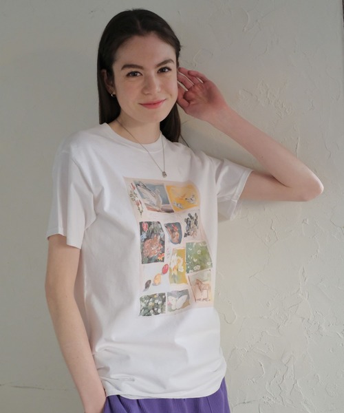 UMAMIISM☆DRAWING T-SHIRT マルチカラー【関税送料込】 オンラインセラミックス/Online Ceramics/Tシャツ/XL/マルチ