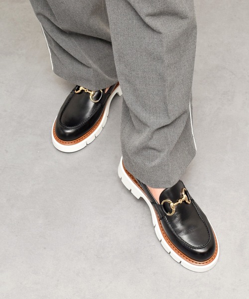 CORSO ROMA,9(コルソローマ)の「【CORSO ROMA 9】タンクソールビットローファー(W41604)(ローファー・レディース・アイボリー/ブラック・39/36/37/38/35)」の8枚目の写真