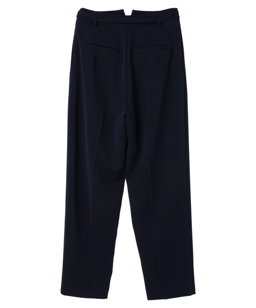 YECCA VECCA（イェッカヴェッカ）の「ベルテッドテーパードパンツ（その他パンツ・レディース・ダークベージュ/ネイビー/アイボリー・S/M）」の21枚目の写真