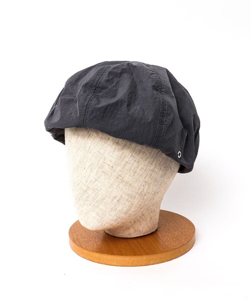 halo commodity(ハロ コモディティー)の「【halo commodity/ハロ コモディティー】Salt Path Beret h241-511 撥水ナイロンベレー(ハンチング/ベレー帽・メンズ・グレー/ブラック/ネイビー/ブラウン・FREE)」の15枚目の写真