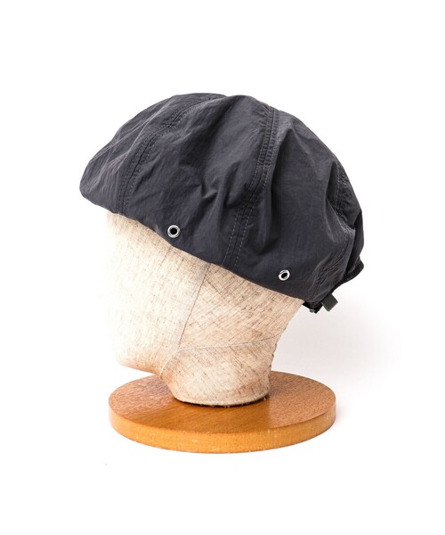 halo commodity(ハロ コモディティー)の「【halo commodity/ハロ コモディティー】Salt Path Beret h241-511 撥水ナイロンベレー(ハンチング/ベレー帽・メンズ・グレー/ブラック/ネイビー/ブラウン・FREE)」の14枚目の写真