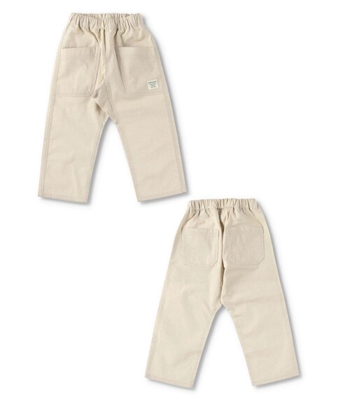 BRANSHES（ブランシェス）の「【爽やかシャンブレー】クロップドパンツ（その他パンツ・キッズ・ブラック/ターコイズブルー/カーキオリーブ/ベージュ・120/150/140/100/110/90/130）」の20枚目の写真