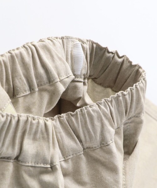 BRANSHES（ブランシェス）の「【爽やかシャンブレー】クロップドパンツ（その他パンツ・キッズ・ブラック/ターコイズブルー/カーキオリーブ/ベージュ・120/150/140/100/110/90/130）」の17枚目の写真