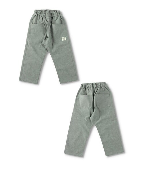 BRANSHES（ブランシェス）の「【爽やかシャンブレー】クロップドパンツ（その他パンツ・キッズ・ブラック/ターコイズブルー/カーキオリーブ/ベージュ・120/150/140/100/110/90/130）」の11枚目の写真