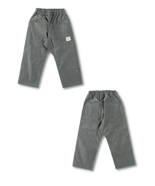 BRANSHES（ブランシェス）の「【爽やかシャンブレー】クロップドパンツ（その他パンツ・キッズ・ブラック/ターコイズブルー/カーキオリーブ/ベージュ・120/150/140/100/110/90/130）」の8枚目の写真