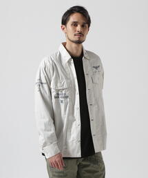 AVIREX | USN TYPEWRIGHTER FATIGUE LONG SLEEVE SHIRT / USN タイプライター ファティーグ 長袖 シャツ / AVIREX /アヴィレックス(シャツ/ブラウス)