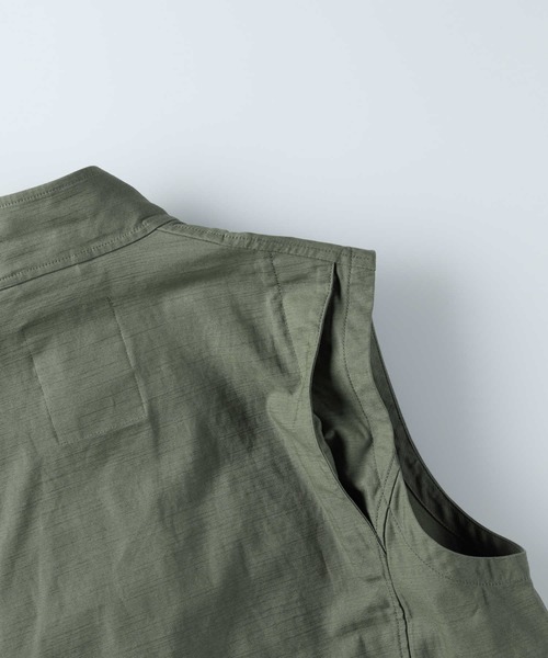 BACK NUMBER(バックナンバー)の「【BACK NUMBER】ミリタリーベスト(ベスト・メンズ・ブラック/オリーブ・M/L)」の15枚目の写真