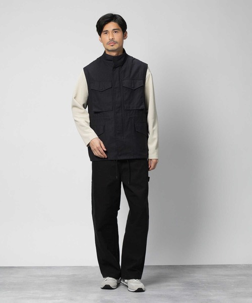 BACK NUMBER(バックナンバー)の「【BACK NUMBER】ミリタリーベスト(ベスト・メンズ・ブラック/オリーブ・M/L)」の6枚目の写真