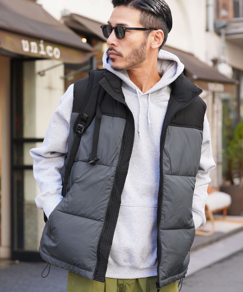 jiggys shop（ジギーズショップ）の「切替え中綿ベスト（ダウンベスト・メンズ・ブラック系その他2/ブラック系その他/ベージュ系その他・MEDIUM/LARGE）」の3枚目の写真