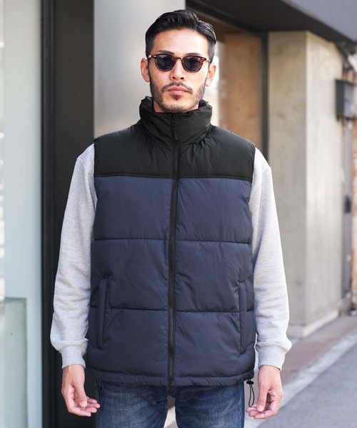 jiggys shop（ジギーズショップ）の「切替え中綿ベスト（ダウンベスト・メンズ・ブラック系その他2/ブラック系その他/ベージュ系その他・MEDIUM/LARGE）」の10枚目の写真