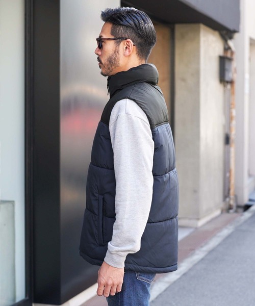 jiggys shop（ジギーズショップ）の「切替え中綿ベスト（ダウンベスト・メンズ・ブラック系その他2/ブラック系その他/ベージュ系その他・MEDIUM/LARGE）」の9枚目の写真
