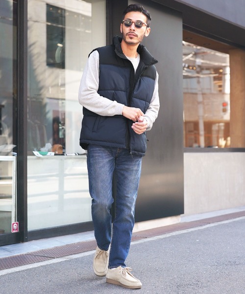 jiggys shop（ジギーズショップ）の「切替え中綿ベスト（ダウンベスト・メンズ・ブラック系その他2/ブラック系その他/ベージュ系その他・MEDIUM/LARGE）」の15枚目の写真
