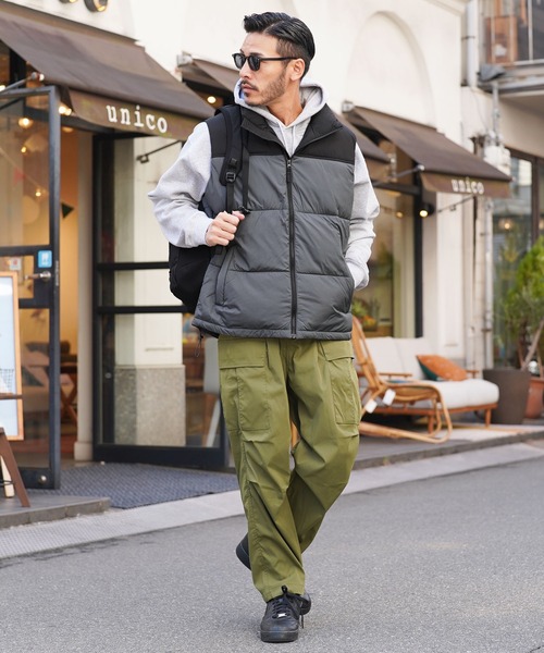 jiggys shop（ジギーズショップ）の「切替え中綿ベスト（ダウンベスト・メンズ・ブラック系その他2/ブラック系その他/ベージュ系その他・MEDIUM/LARGE）」の13枚目の写真