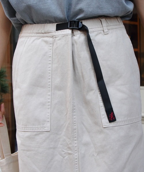 Gramicci(グラミチ)の「GRAMICCI/グラミチ ロングベーカースカート LONG BAKER SKIRT G3SW-SK069(スカート・レディース・ベージュ/オリーブ・M)」の13枚目の写真