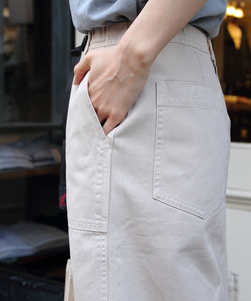 Gramicci(グラミチ)の「GRAMICCI/グラミチ ロングベーカースカート LONG BAKER SKIRT G3SW-SK069(スカート・レディース・ベージュ/オリーブ・M)」の14枚目の写真
