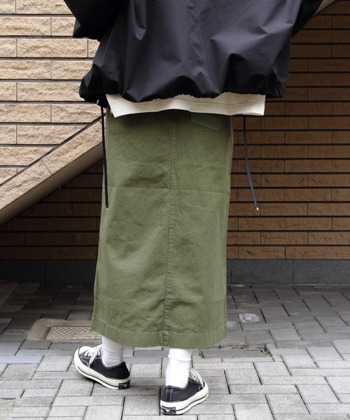 Gramicci(グラミチ)の「GRAMICCI/グラミチ ロングベーカースカート LONG BAKER SKIRT G3SW-SK069(スカート・レディース・ベージュ/オリーブ・M)」の21枚目の写真