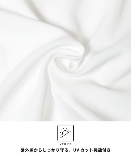 coca（coca）（コカ）の「ボウタイ風アクセ付きブラウス　| セレモニー オフィス ママスーツ スーツ フォーマルウェア 卒業式（シャツ/ブラウス・レディース・グレイッシュベージュ/ホワイト/ライトベージュ・M/L）」の11枚目の写真