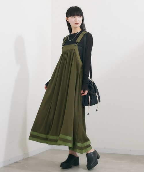 Paradise Picnic（パラダイスピクニック）の「CONTROL FREAK ナイロン2WAYミニバッグ（ショルダーバッグ・レディース・ブラック/ベージュ・FREE）」の6枚目の写真