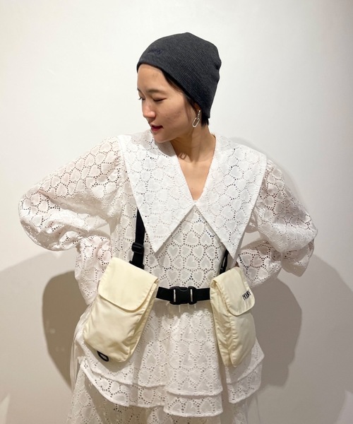 HOLIDAY（ホリデイ）の「BEANIE (HOLIDAY) ビーニー (ホリデイ)（ニットキャップ/ビーニー・レディース・ブラック/ネイビー/グレー/ブラウン・ONE SIZE）」の10枚目の写真