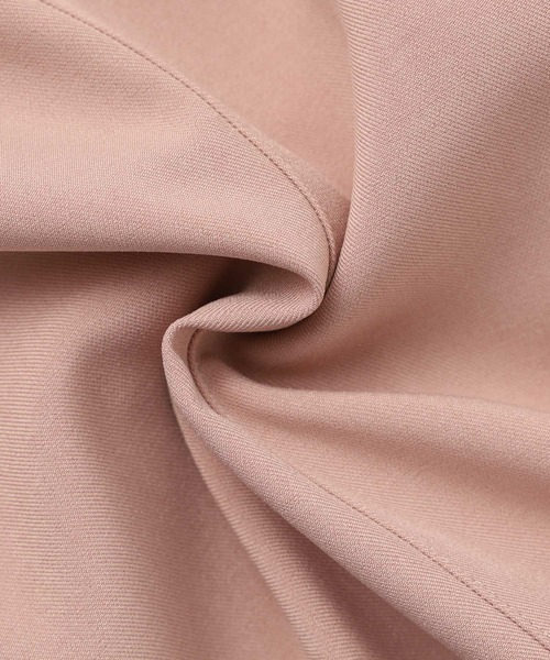 mimi toujours（ミミトゥジュール）の「フロントスリット ワイドパンツ mimi toujours×itsPeachi（その他パンツ・レディース・グレー/ピンク・M/S）」の8枚目の写真