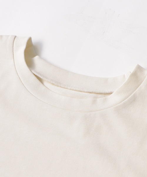 antiqua(アンティカ)の「接触冷感ウェーブ切替Tシャツ(Tシャツ/カットソー・レディース・オフホワイト/ブラック・FREE)」の21枚目の写真