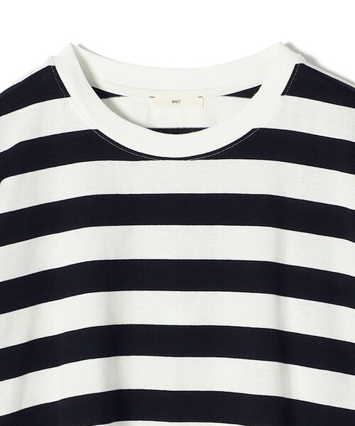 tシャツ 「SHIPS別注」onit:「手洗い可能」ボーダー ビッグ シルエット TEE レディース SHIPS別注】onit:〈手洗い可能〉ボーダー ビッグ シルエット TEE