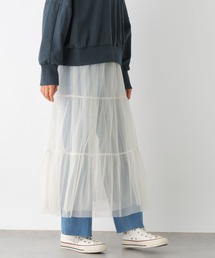 LEPSIM | チュールリバーシブルレイヤードスカート 104969(スカート)