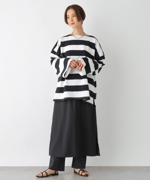 LEPSIM(レプシィム)の「チュールリバーシブルレイヤードスカート 104969(スカート・レディース・ホワイト×ブラック/アイボリー/ブラック・FREE)」の7枚目の写真