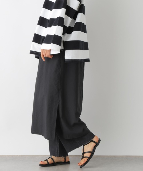 LEPSIM(レプシィム)の「チュールリバーシブルレイヤードスカート 104969(スカート・レディース・ホワイト×ブラック/アイボリー/ブラック・FREE)」の9枚目の写真