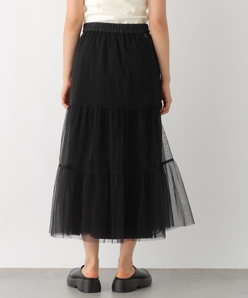 LEPSIM(レプシィム)の「チュールリバーシブルレイヤードスカート 104969(スカート・レディース・ホワイト×ブラック/アイボリー/ブラック・FREE)」の20枚目の写真