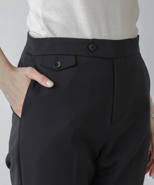 【セール】「星玲奈×NANO universe」センタープレススリムパンツ（その他パンツ）｜nano･universe（ナノユニバース）