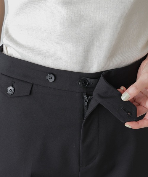 【セール】「星玲奈×NANO universe」センタープレススリムパンツ（その他パンツ）｜nano･universe（ナノユニバース）