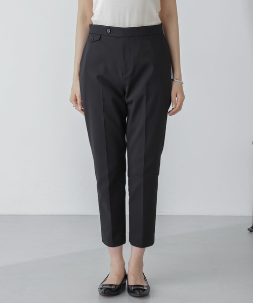 【セール】「星玲奈×NANO universe」センタープレススリムパンツ（その他パンツ）｜nano･universe（ナノユニバース）