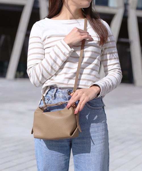 Mia Borsa ミニショルダーバッグ Mia Borsa] ミニショルダーバッグ 斜めがけ（ショルダーバッグ