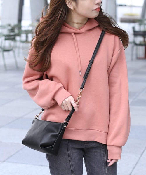 Mia Borsa（ミアボルサ）の「[Mia Borsa] ミニショルダーバッグ 斜めがけ（ショルダーバッグ・レディース・アイボリー/ブラック/ウッド・FREE）」の15枚目の写真