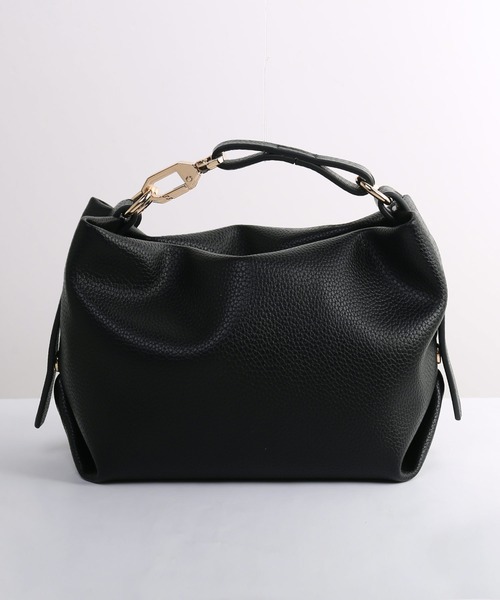 Mia Borsa（ミアボルサ）の「[Mia Borsa] ミニショルダーバッグ 斜めがけ（ショルダーバッグ・レディース・アイボリー/ブラック/ウッド・FREE）」の18枚目の写真