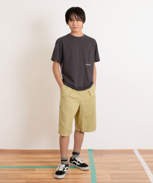 セール】【大人向けサイズあり】コットンツイル・ダブルニーハーフ