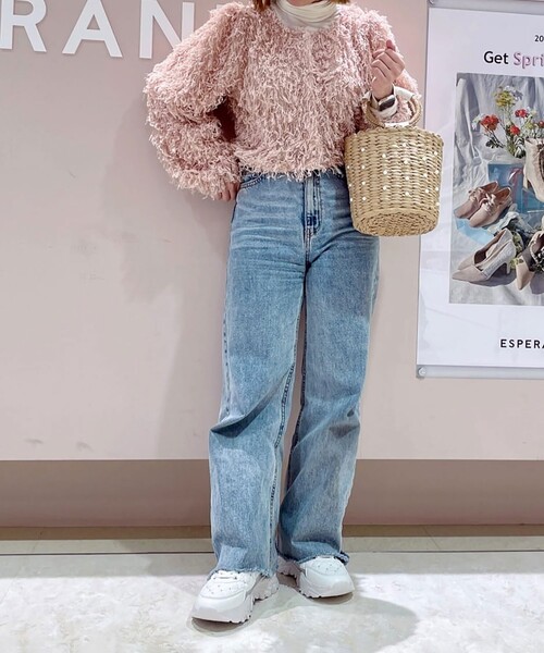 ESPERANZA（エスペランサ）の「キルティングスニーカー　24SS（スニーカー・レディース・ベージュ/ホワイト・L/M/S/LL）」の19枚目の写真
