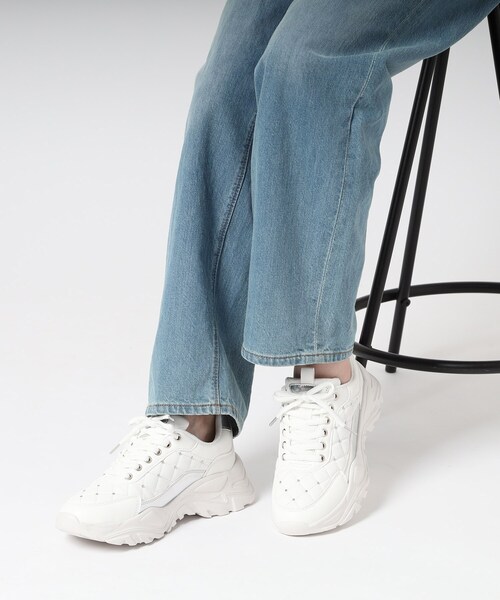 ESPERANZA（エスペランサ）の「キルティングスニーカー　24SS（スニーカー・レディース・ベージュ/ホワイト・L/M/S/LL）」の14枚目の写真
